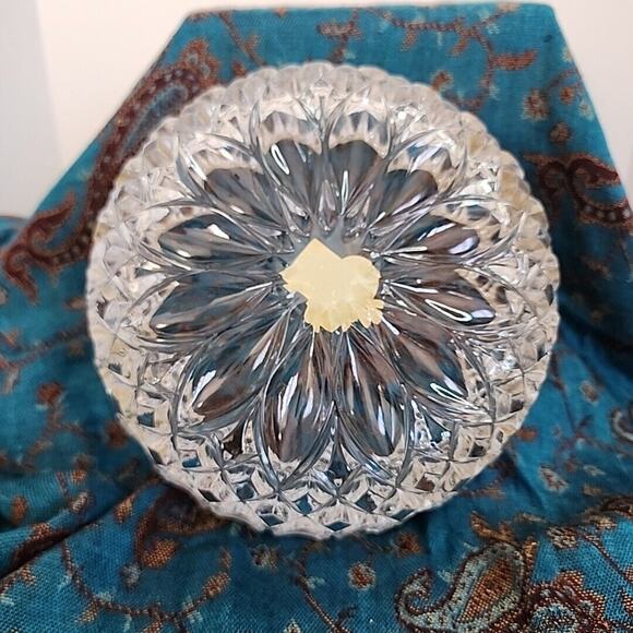 Vintage William Adams Crystal Bowl Silver Rim - West Germany - Picture 4 of 9